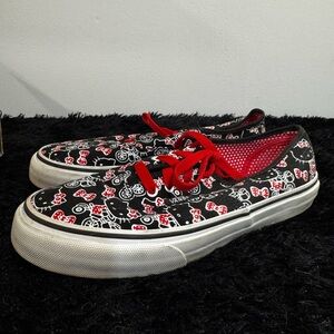 Hello Kitty Vans in Black and Red